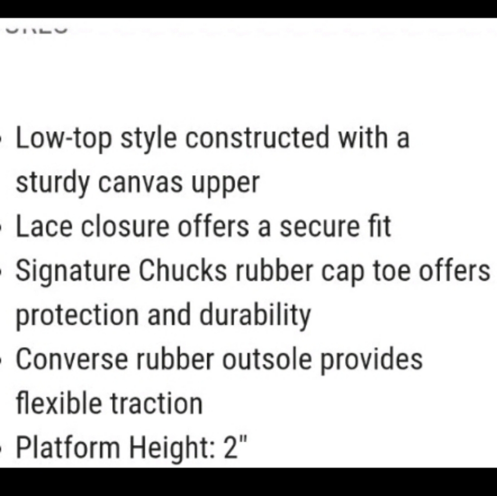 Platform Converse All Star Chuck Taylor LIFT Athletic Sneaker Shoe White Women 7 - Picture 8 of 12